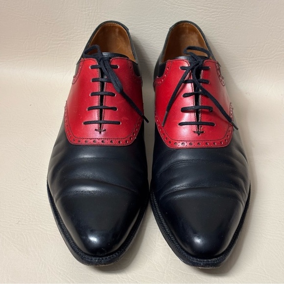 J. Fitzpatrick Stefano Redux Red/Black calf
Saddle Shoes Size 11E main image 8